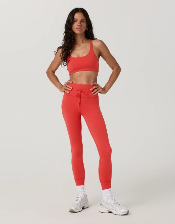 Vuori Pants - Vuori Daily Legging Red Rose Athletic Gym Tights Size Small $98